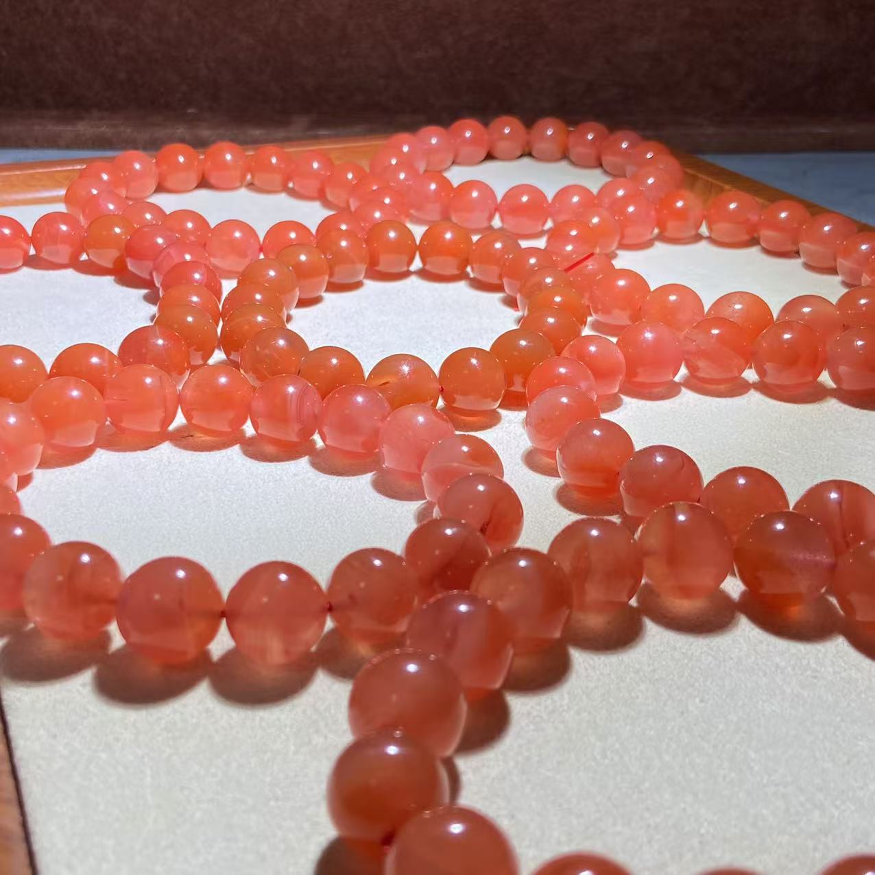 【张老斯珠宝】xy177天然南红玛瑙手串（多样性发货 拍一发一）