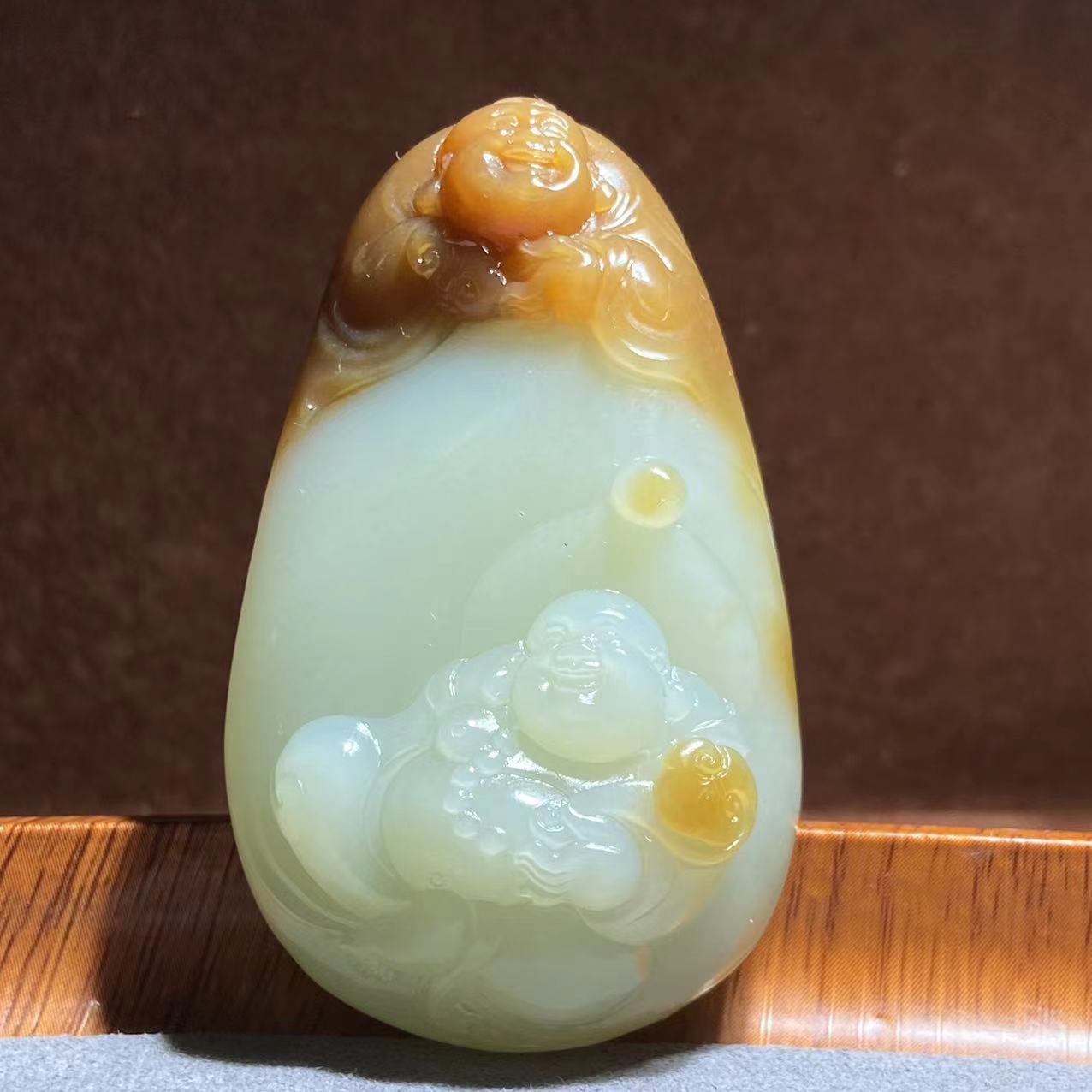 【张老斯珠宝】天然和田玉吊坠lx17966（多样性发货 拍一发一）