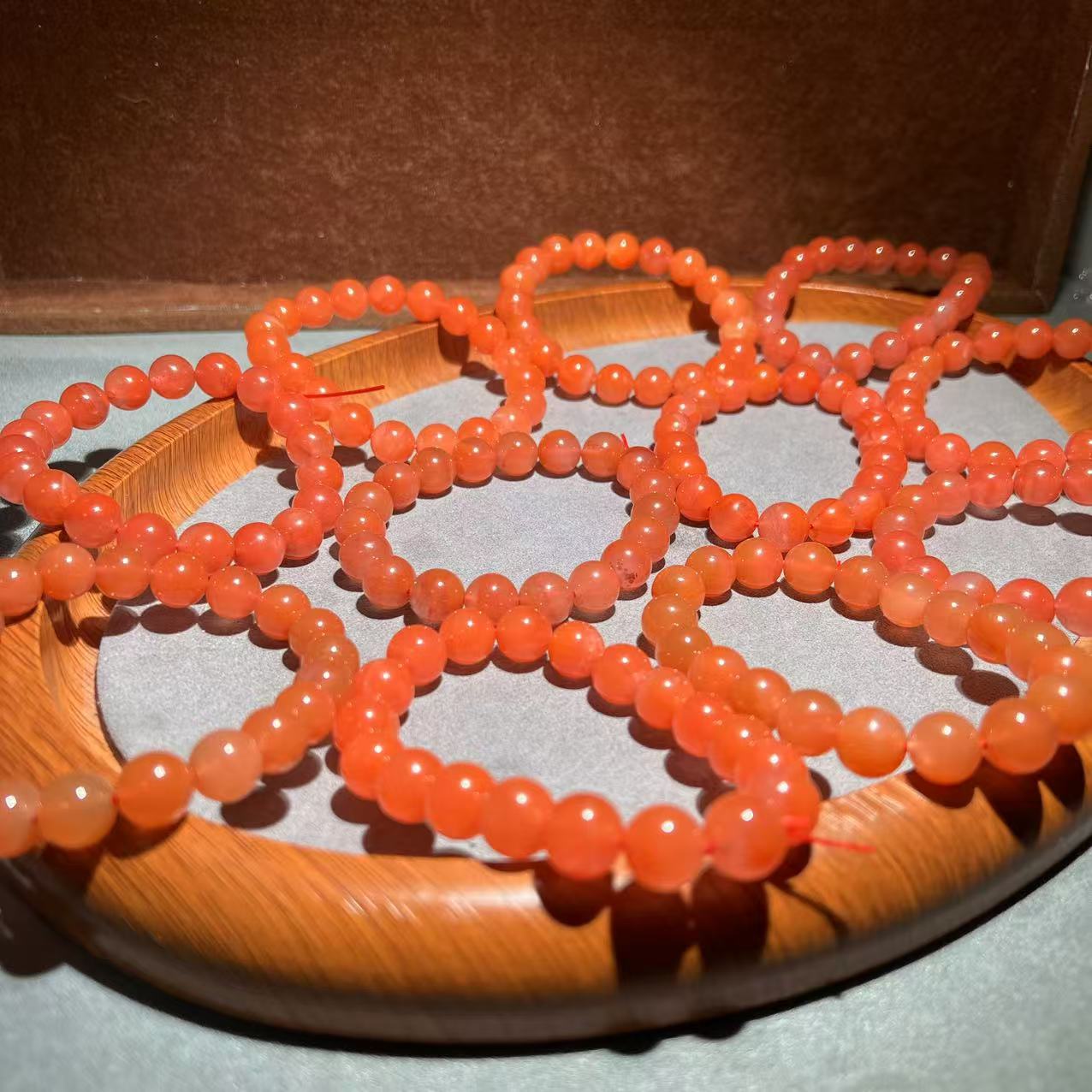 【张老斯珠宝】天然南红玛瑙手串xy222（多样性发货 拍一发一）