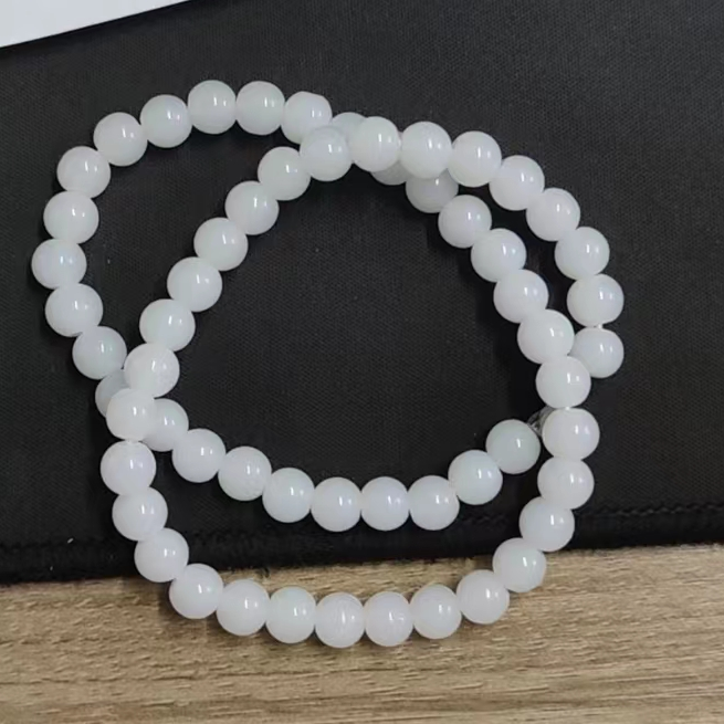 汉白玉项链
