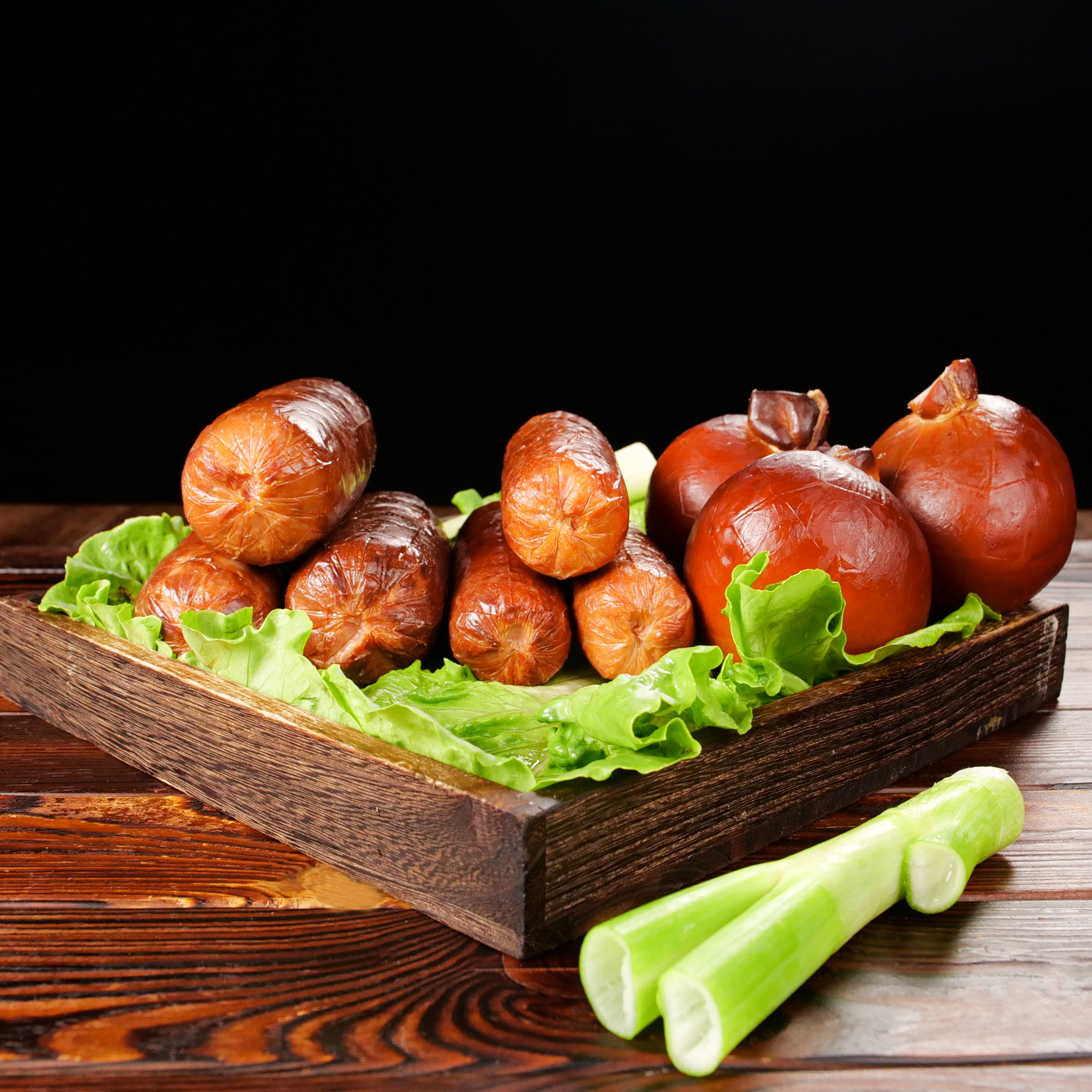 【双花】一号肠270g+香肚300g+四号肠175g 到手3大根