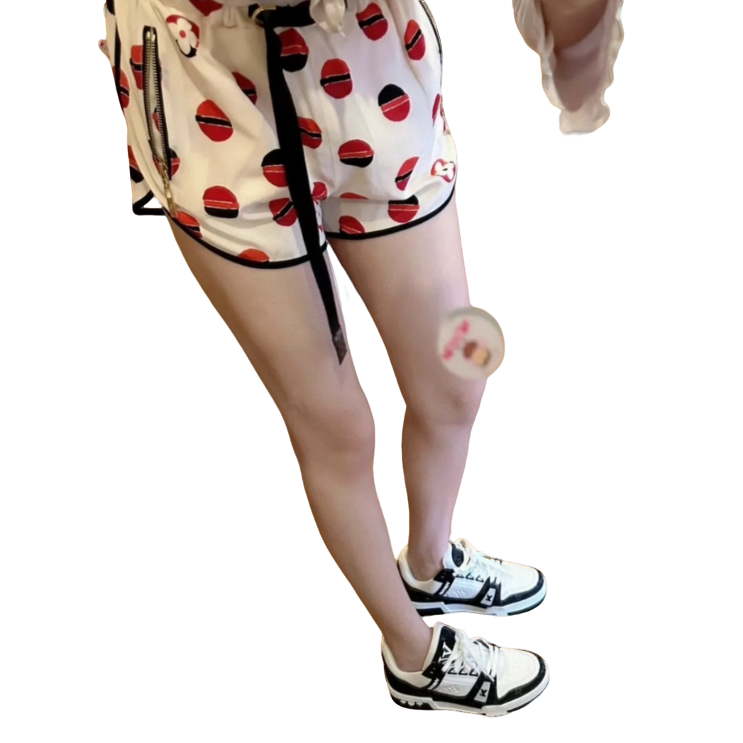 全新未使用 LouisVuitton/路易威登 印花满印短裤/015942