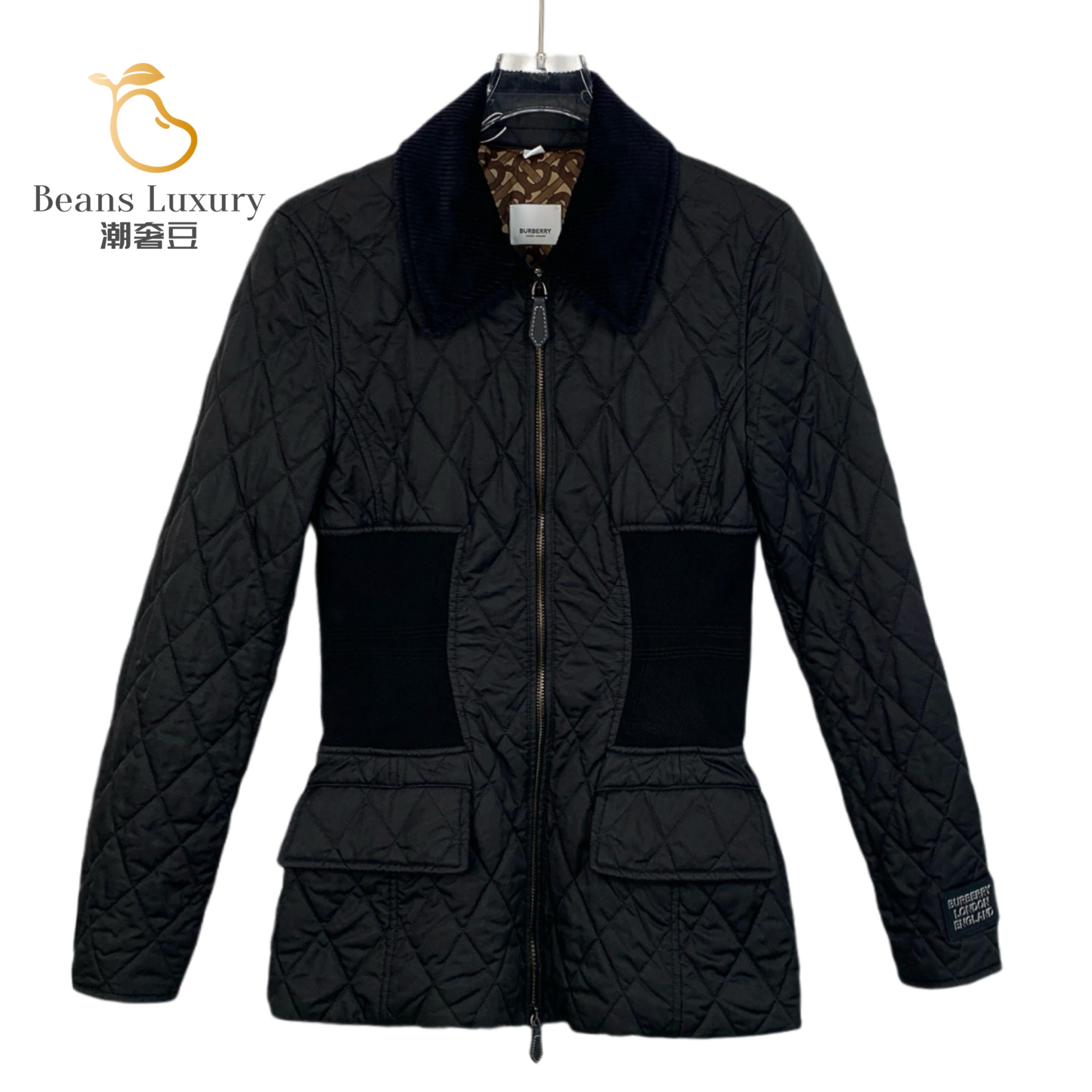 BURBERRY/博柏利99新/潮奢豆 严选/菱形格纹棉服/X11557