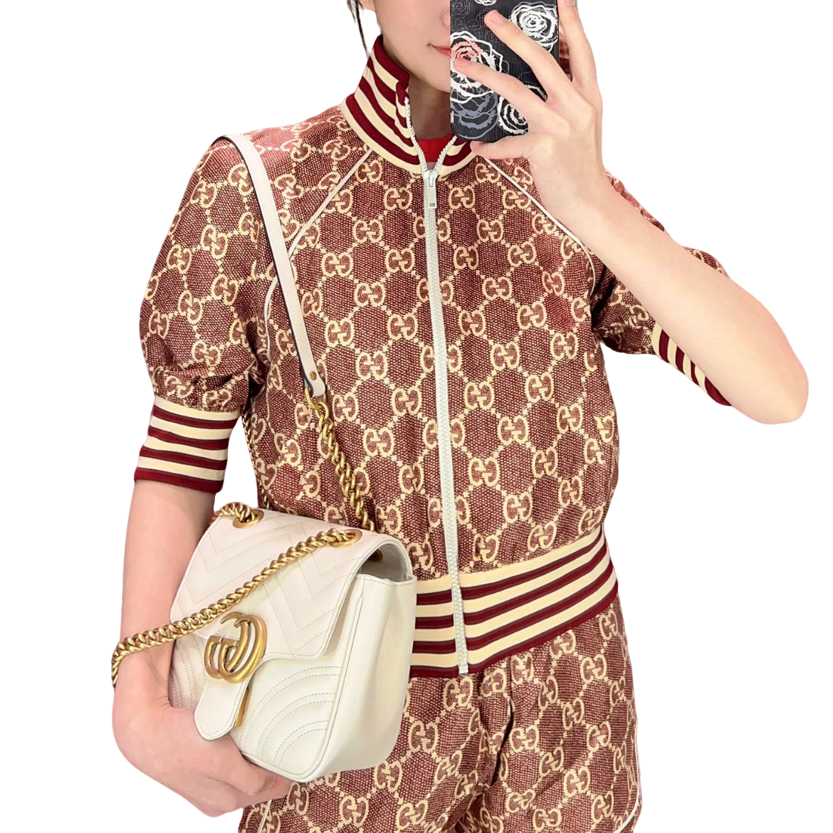95新 GUCCI/古驰 logo老花满印夹克/013690 