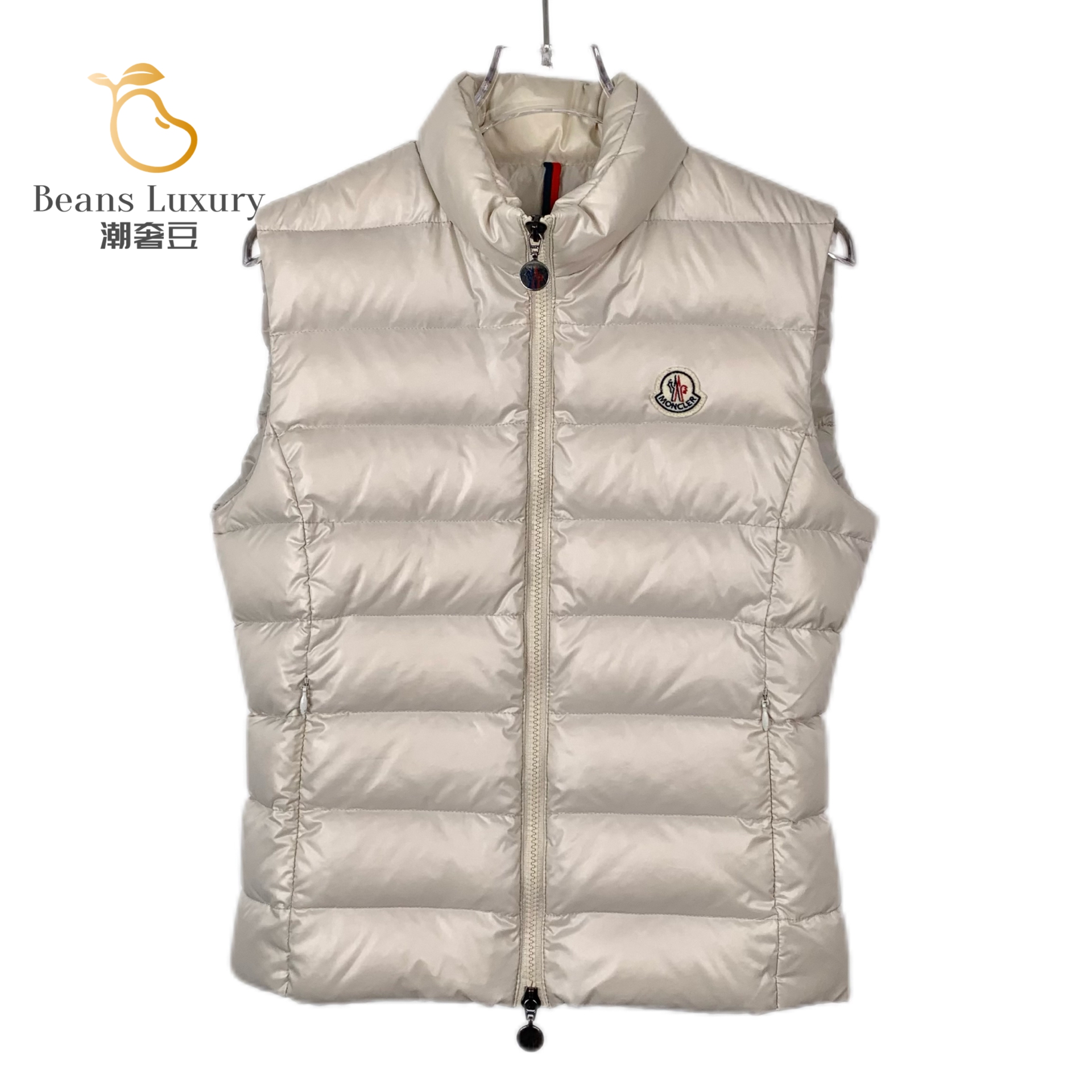 95新 MONCLER 徽标贴饰拉链羽绒马甲/H9749 