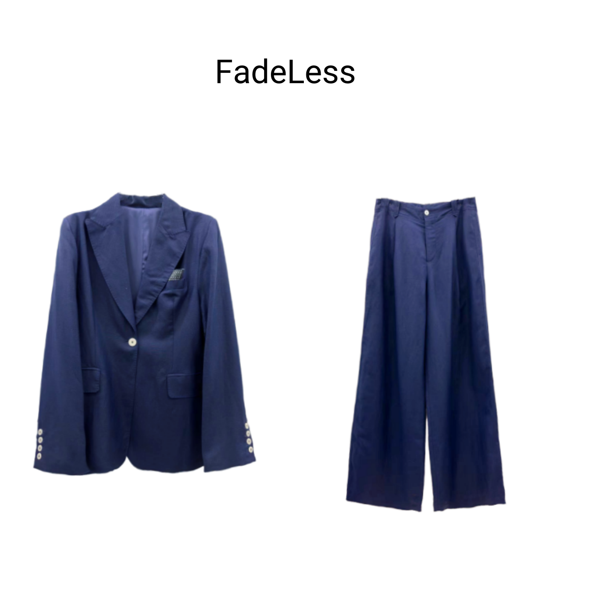 冰心推荐【蓝色套装设计师款时尚套装】