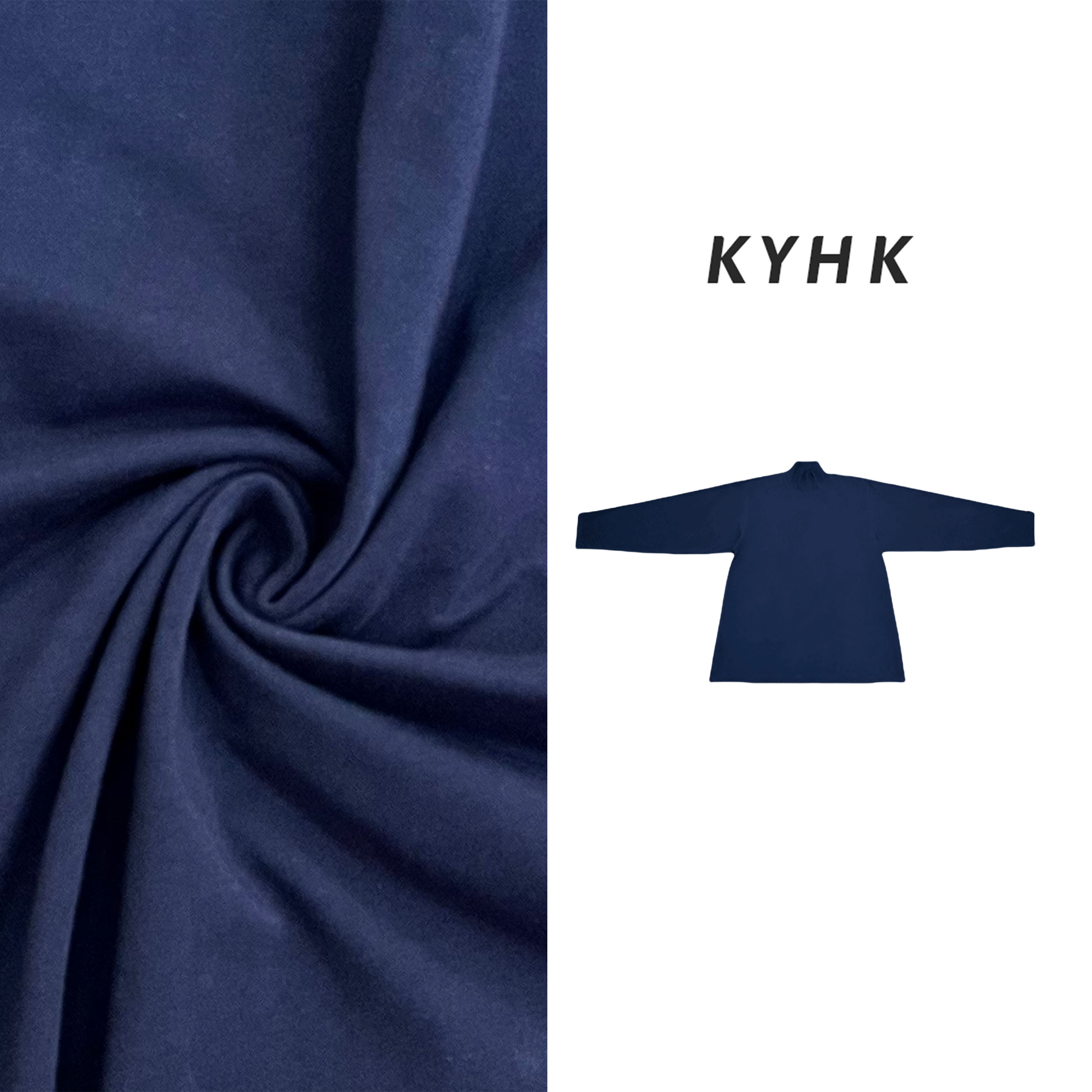 纯色宽松高领百搭打底长袖T恤240971