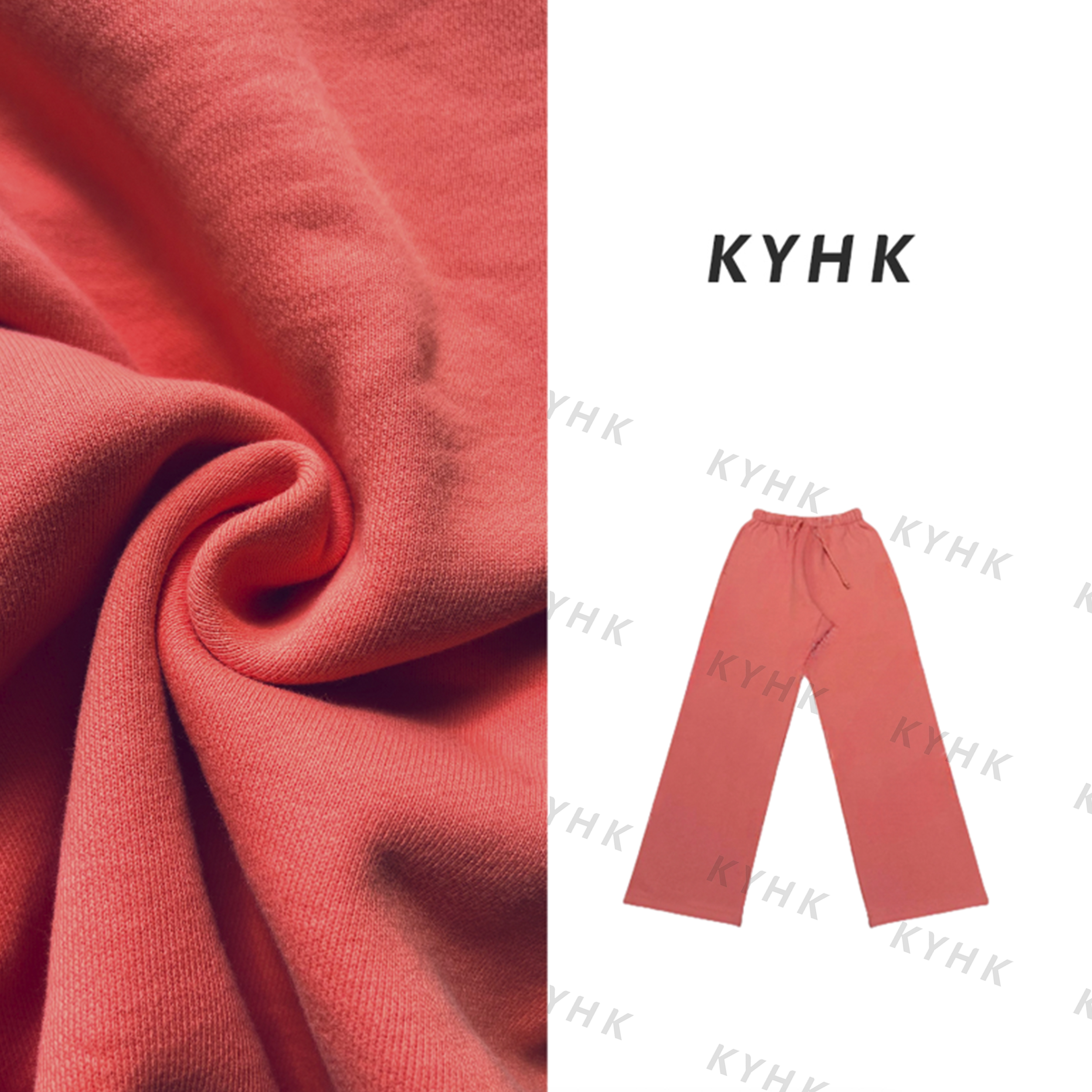 KYHK简约500克重磅面料百搭休闲卫裤241118