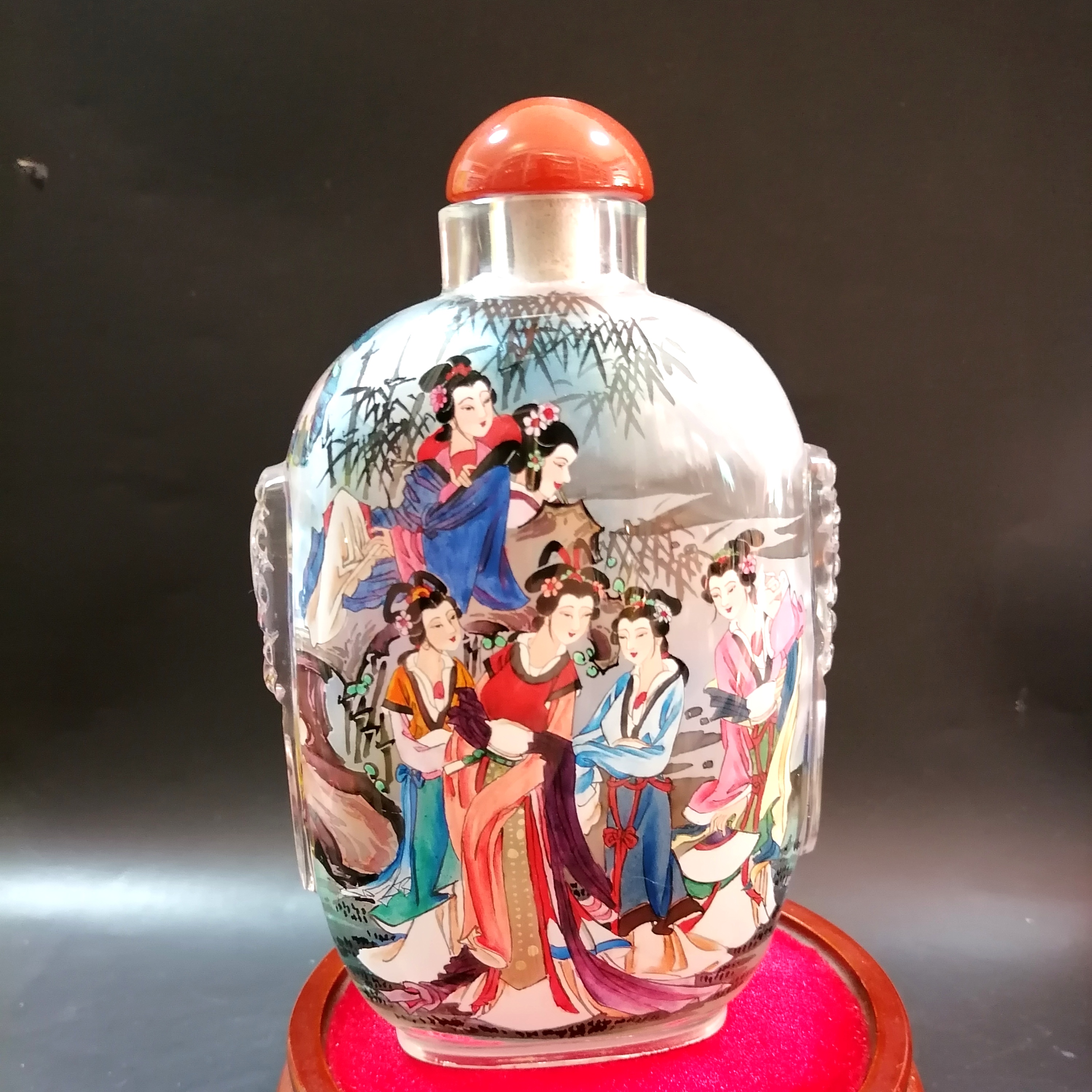 非遗内壁画寿头鼻烟壶