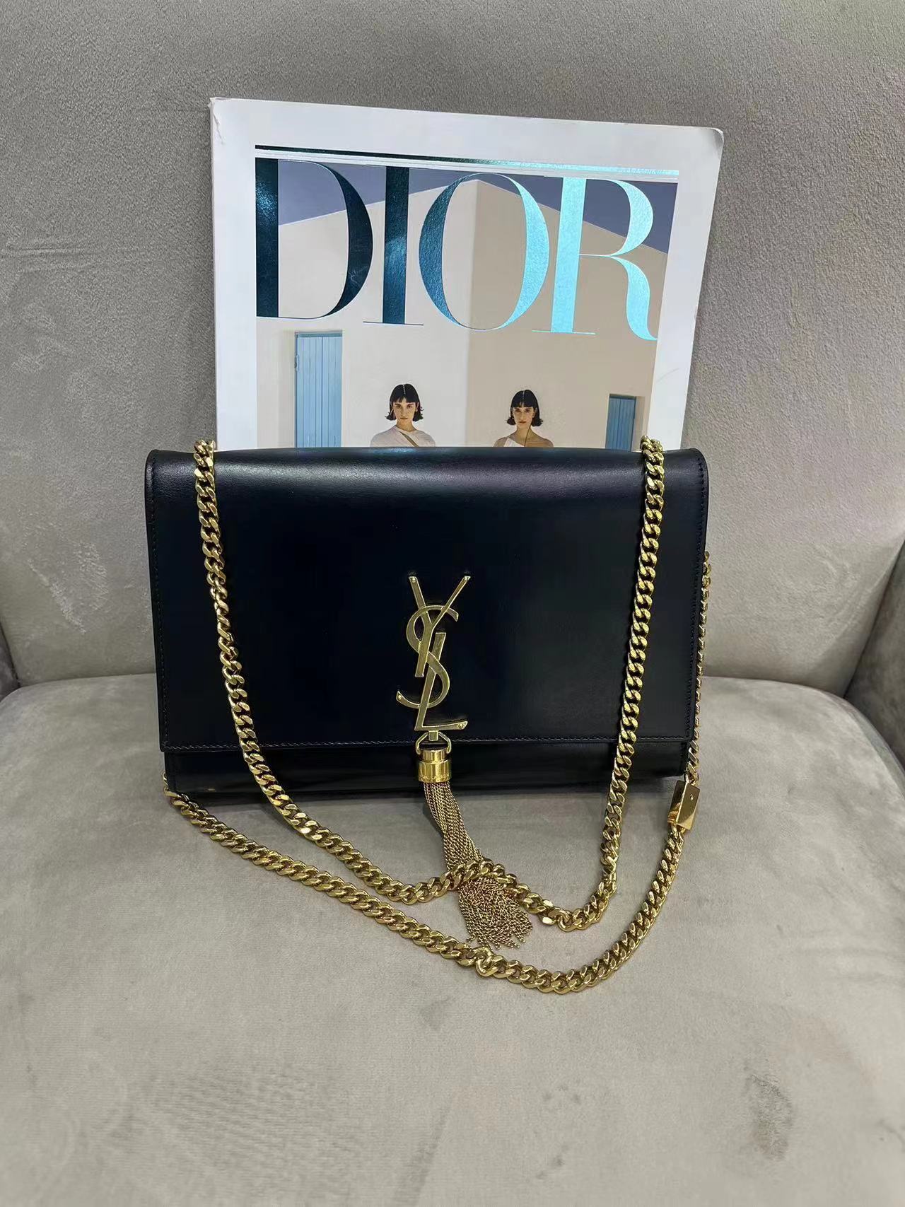 95新 YSL/圣罗兰 凯特流苏单肩斜跨包