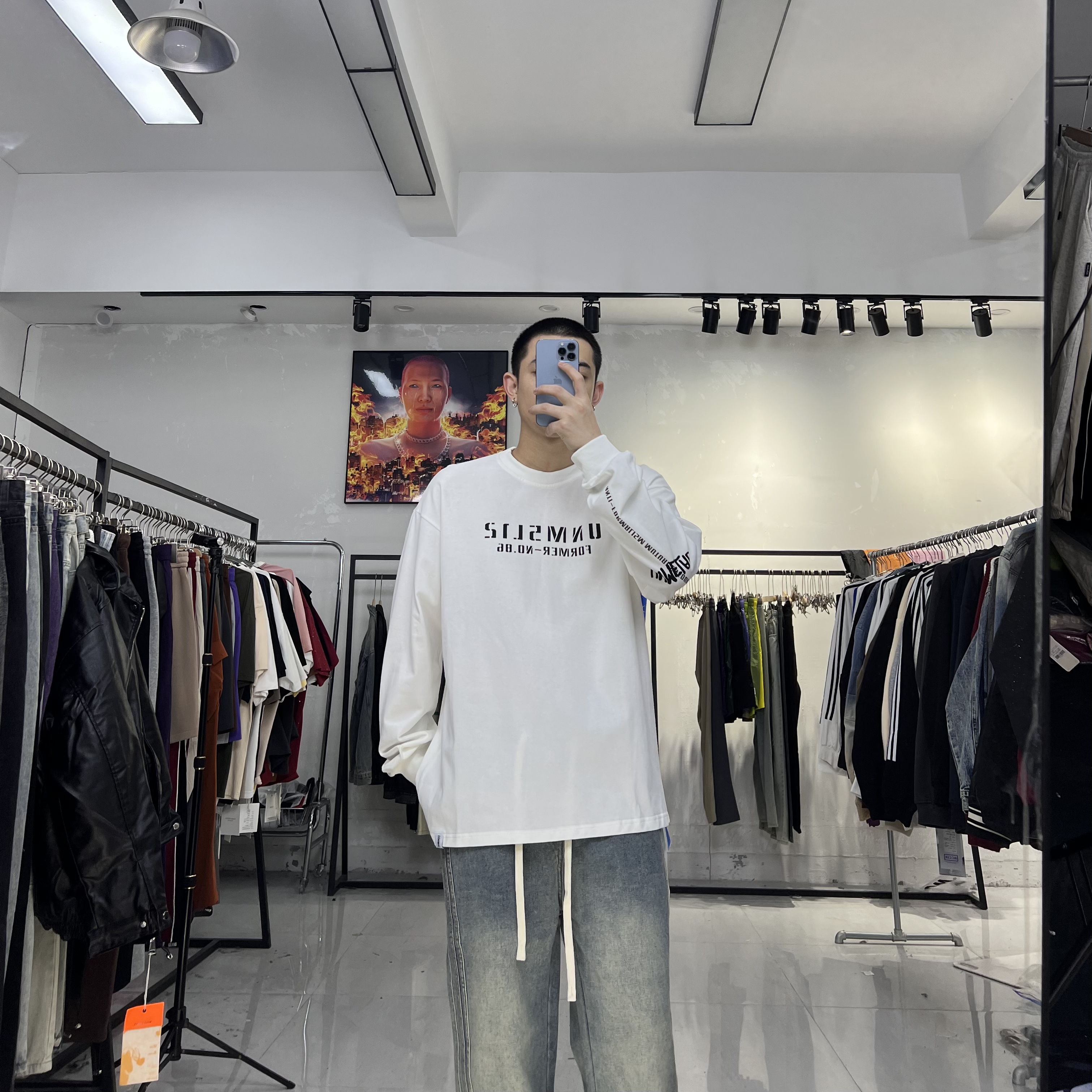 752棉打底单穿男女同款圆领卫衣