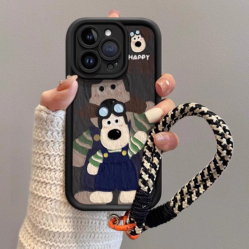 【进口软硅胶】适用苹果16promax手机壳新款彩绘iphone15pro全包14