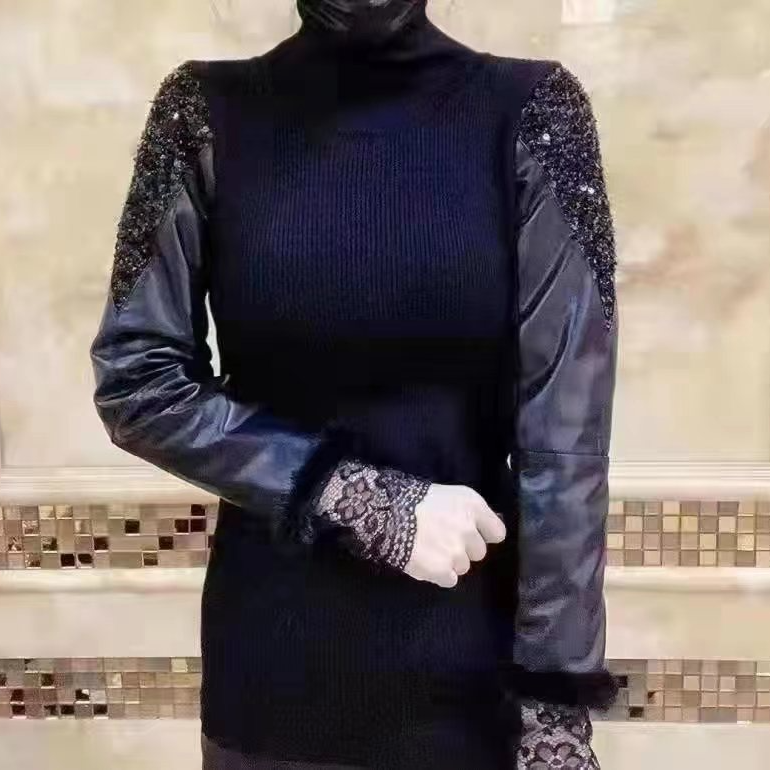 2023新款白色女士显瘦纯色韩版时尚春季气质常规款百搭女打底衫