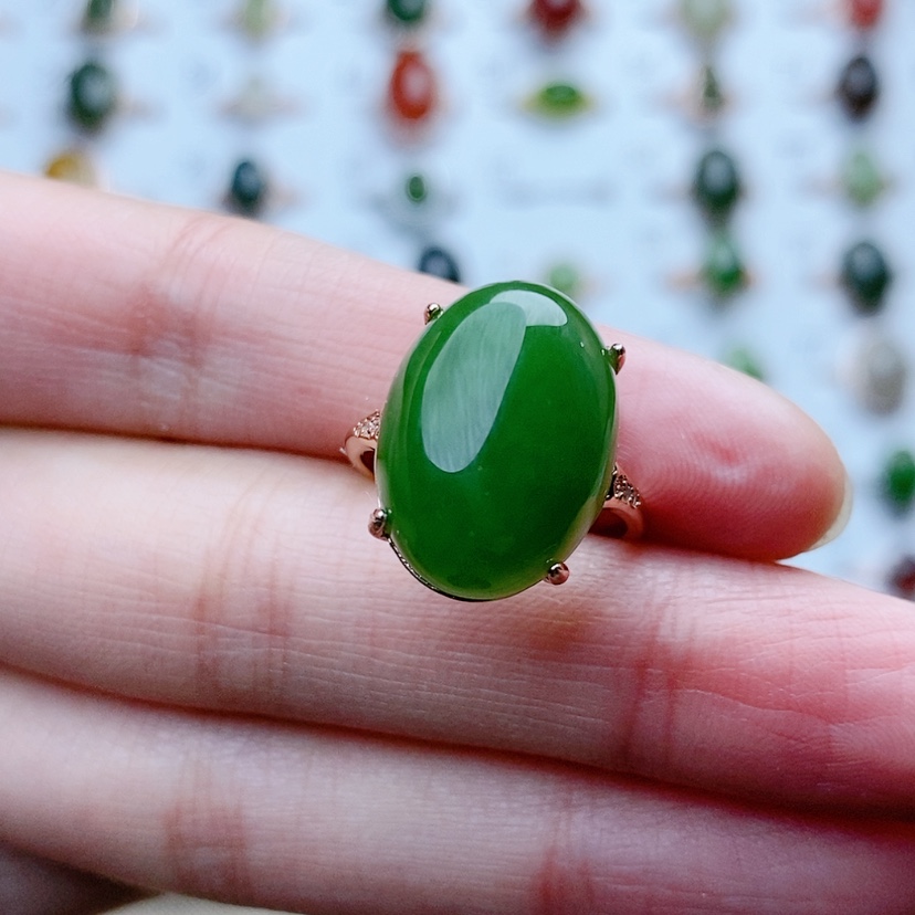 【闪购商品】和田玉戒指未镶嵌