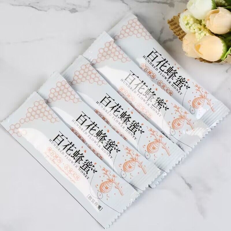 纯蜂蜜独立小包装蜜袋鼯松鼠爱吃的百花蜜条状变现小贷散装包