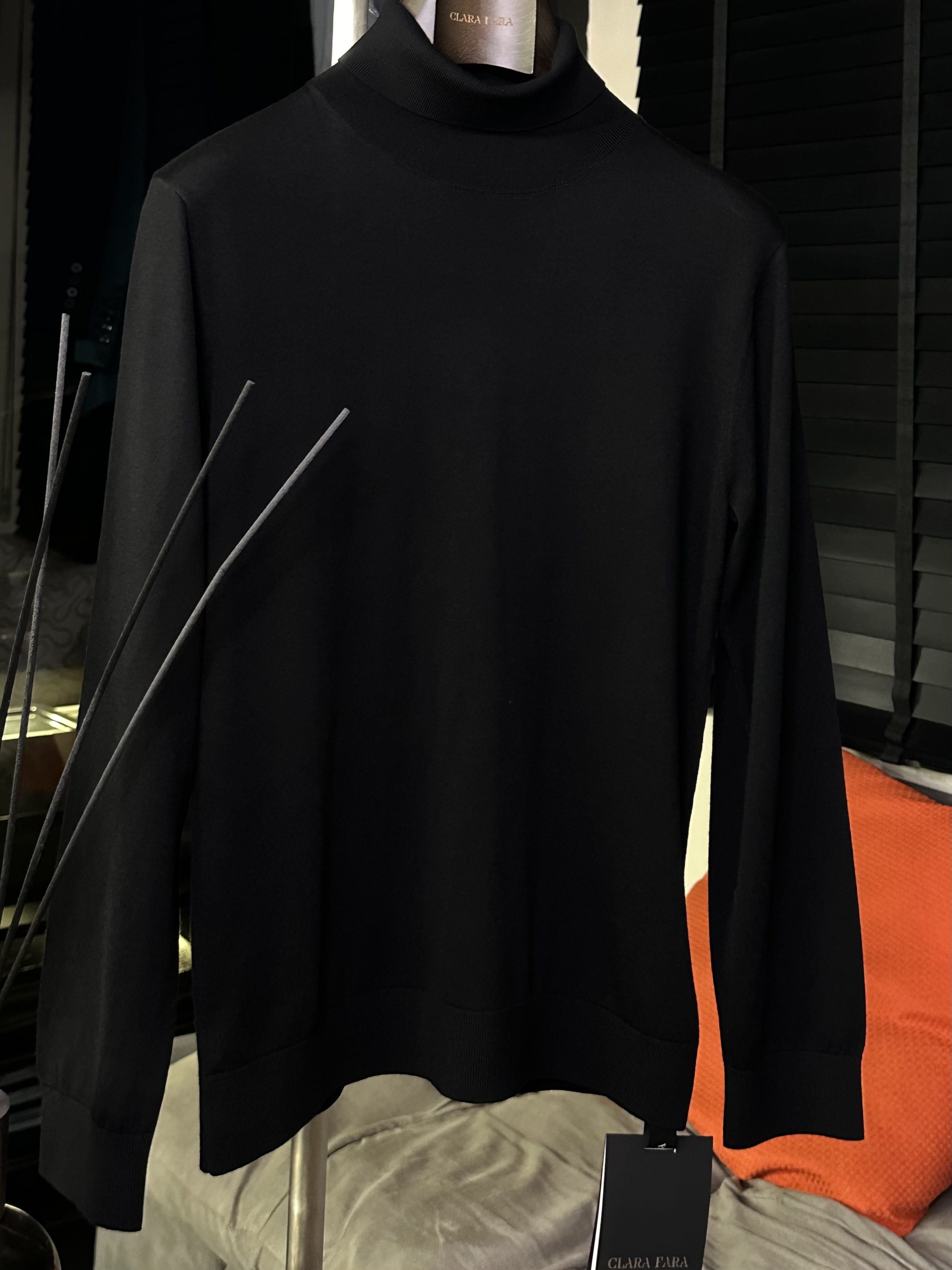 Dalton DiDi（新年特价）丝羊毛双翻领打底衫 明星同款男士百搭