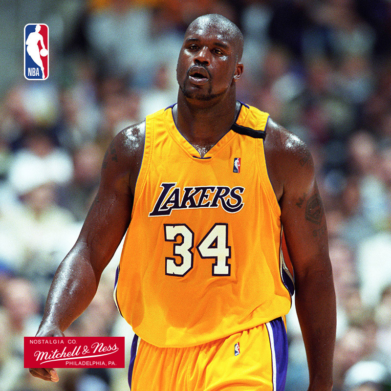 【NBA球衣】Mitchell&Ness湖人队奥尼尔1999-00赛季主场复古球衣