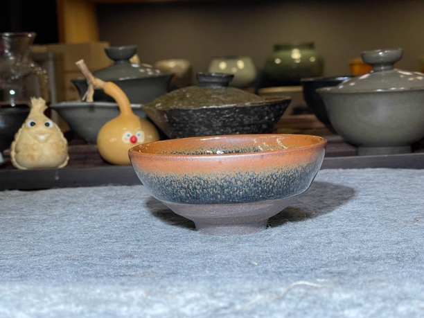 古法龙窑柴烧建盏主人杯兔毫