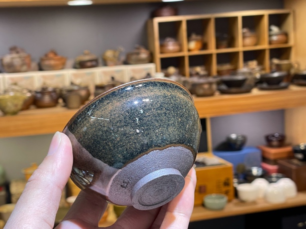 古法龙窑柴烧束口盏