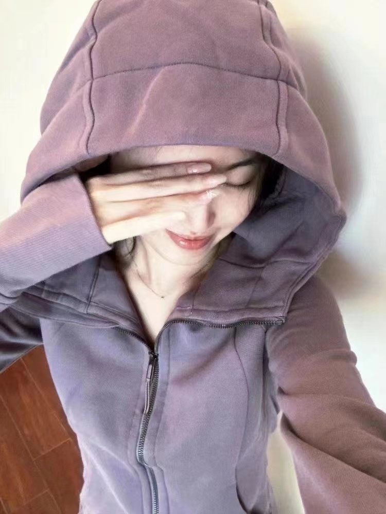 SC 宽松版 全拉链女士卫衣新款瑜伽外套