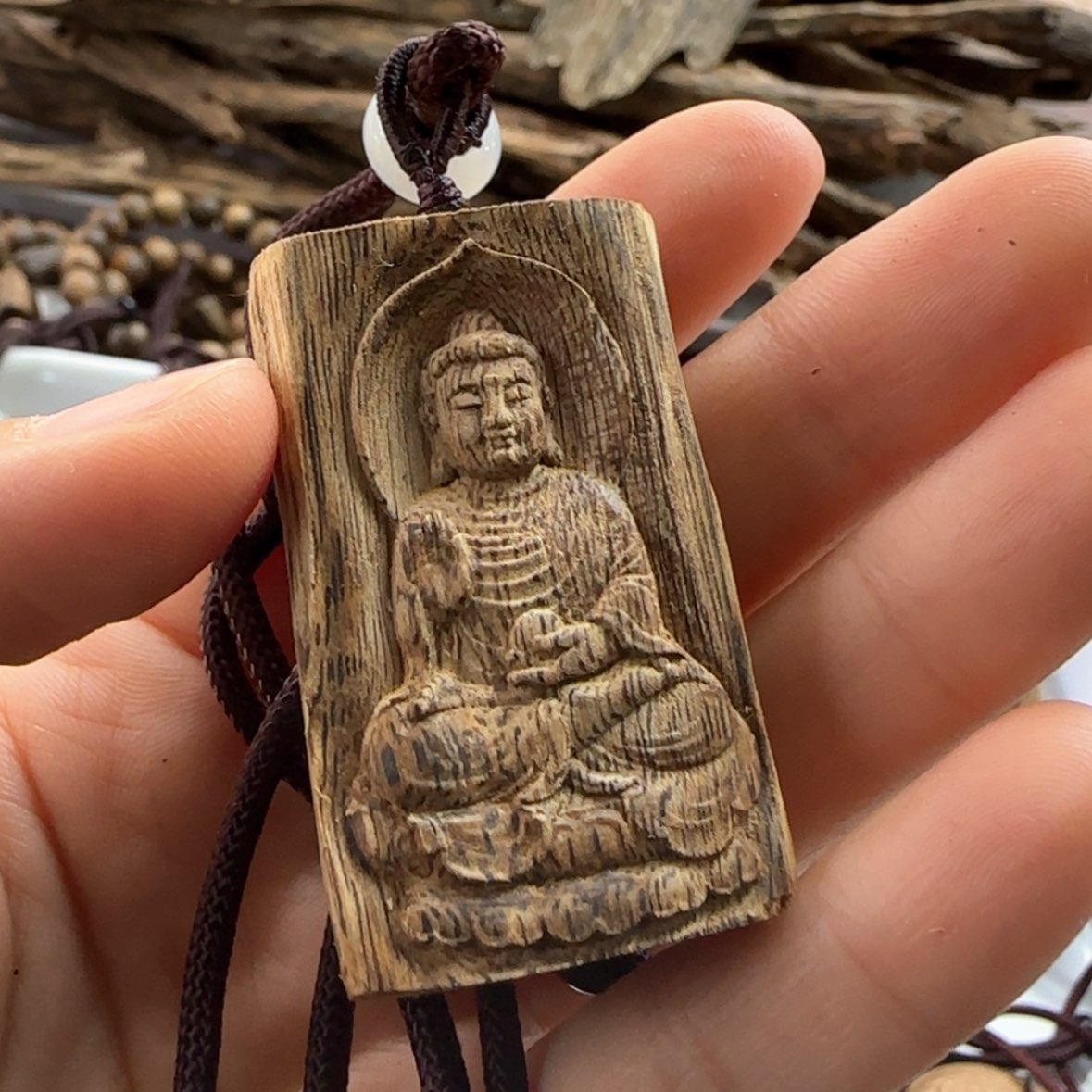 【闪购商品】香道类木****7雕刻牌