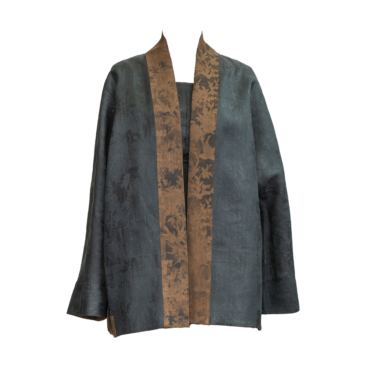 【戈莱薇】新中式国风'喜上眉梢'泗泾绞罗香云纱上衣开衫短外套5520