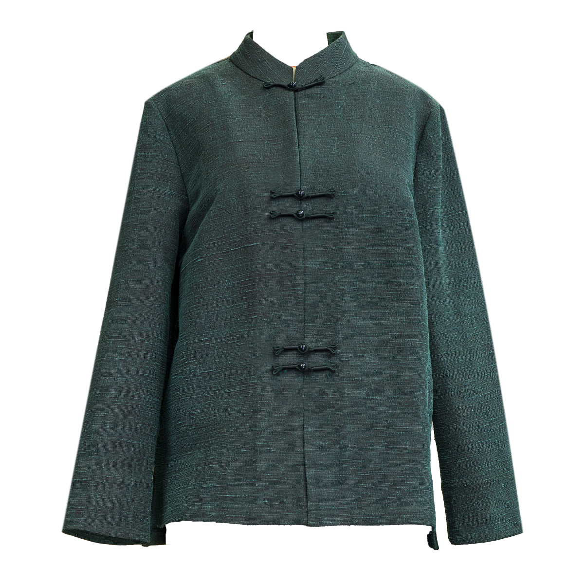 【戈莱薇】新中式国风柞蚕丝香云纱复古长袖上衣开衫外套5514-1