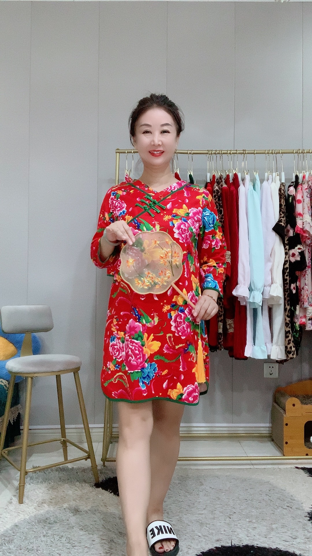 牛奶蛋白棉家居裙（中厚）