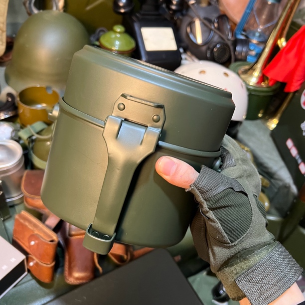 正品库存德式饭盒铝制可加热