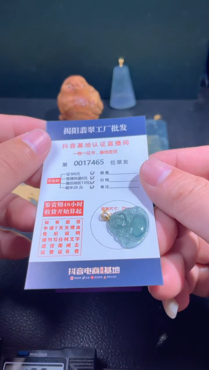 【闪购商品】翡翠翡翠18K金镶嵌翡翠