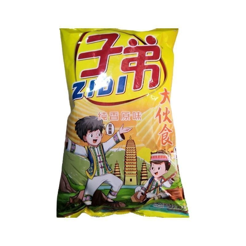 子弟薯片纯香原味150g