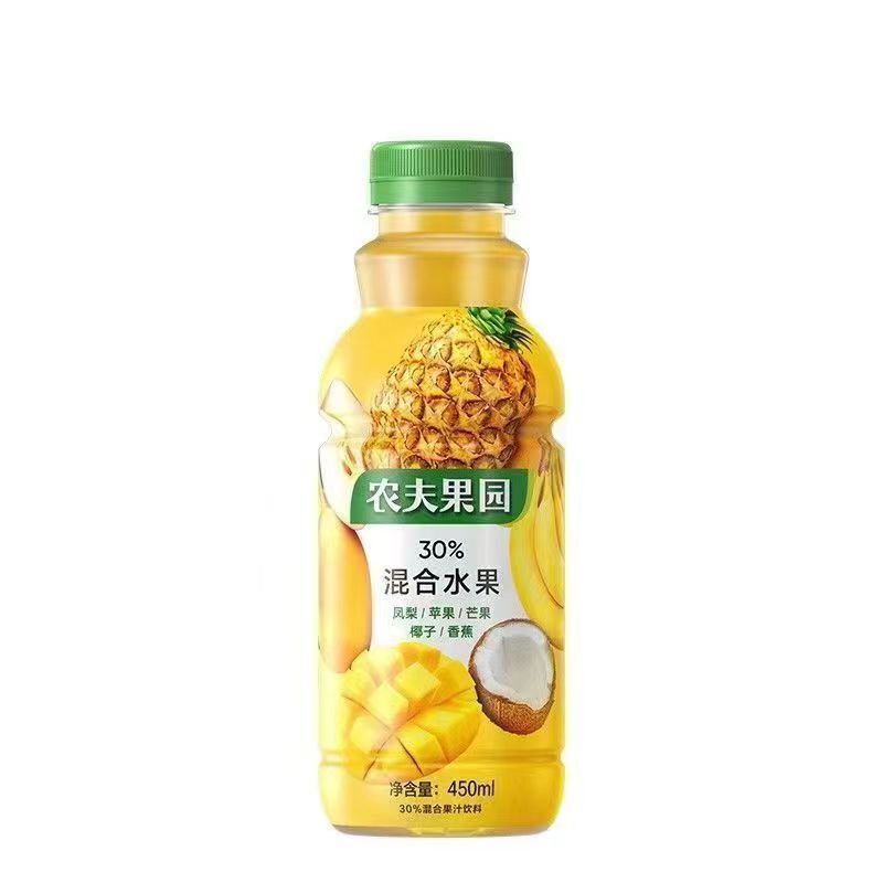 农夫果园凤梨苹果芒果 混合果汁 450ml