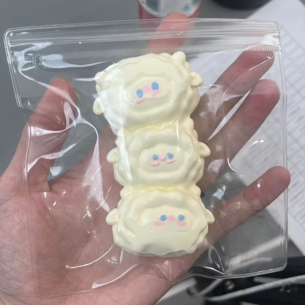 9.9包邮（奶酪块/三连小羊）食品级硅胶捏捏