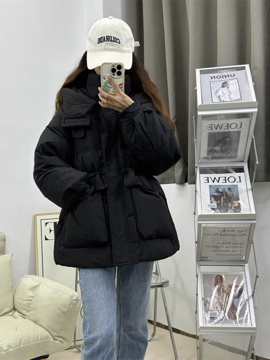 羽绒服短款连帽加厚韩版潮流保暖-336