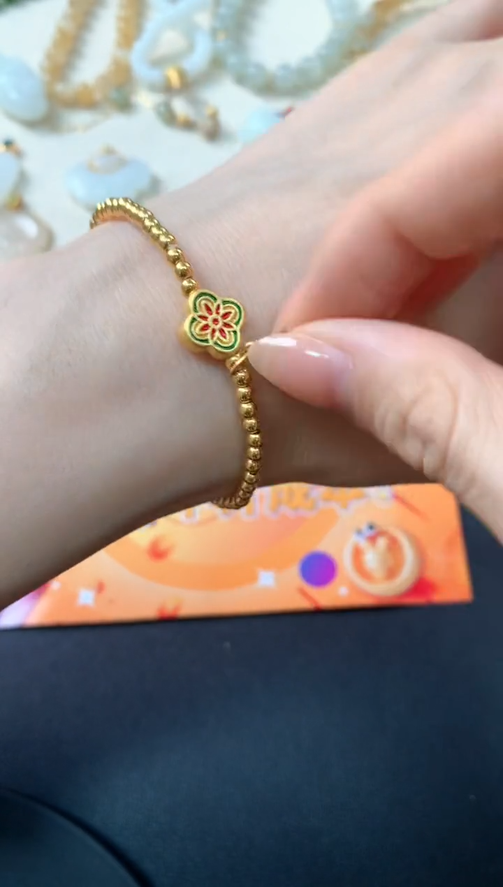 【闪购商品】定制足金手链LQ1325|1650
