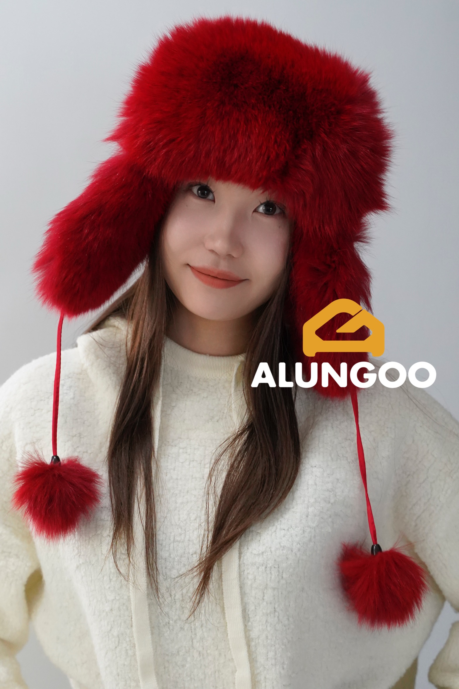 【狐狸毛合集】蒙古帽子男女同款雷锋帽冬季护耳帽斯拉夫真狐狸毛帽