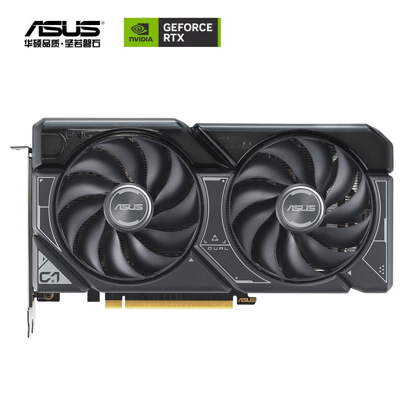 华硕（ASUS）RTX4060TI-O8G/RTX4060-O8G雪豹电竞游戏独立显卡
