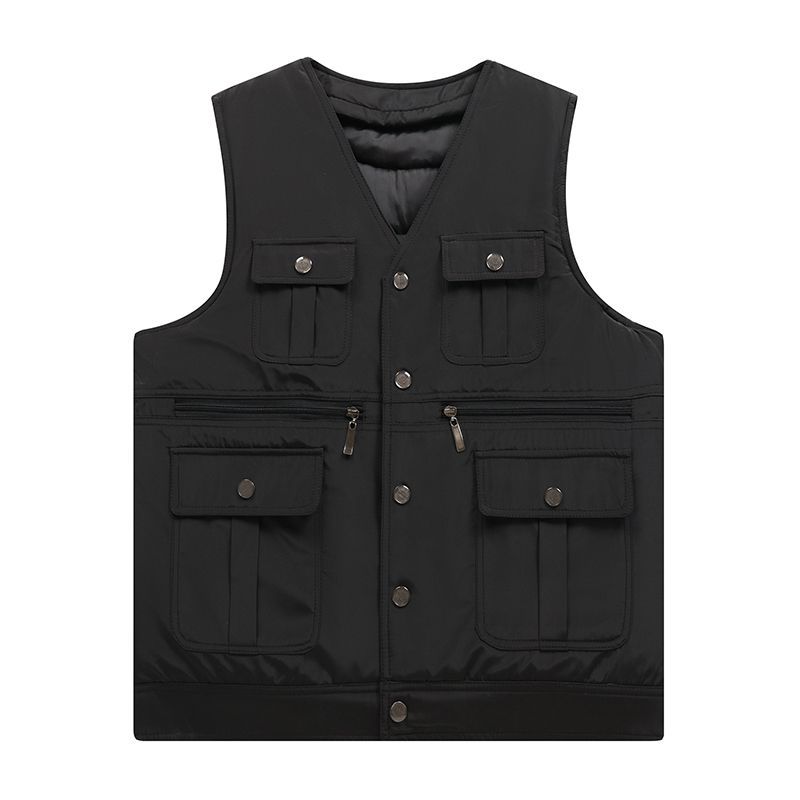 冬季男士保暖背心中老年