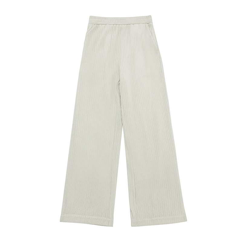 nana雪尼尔开叉阔腿裤时尚百搭加厚保暖加绒C2112041CK2