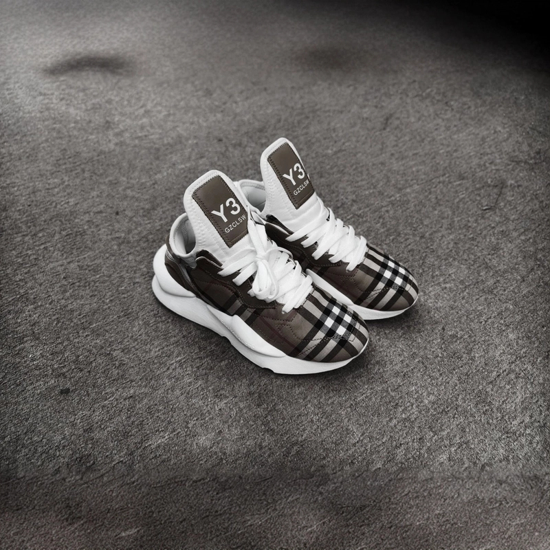 【女款航空鞋】凯瓦系列格子布纹黑武士航空鞋