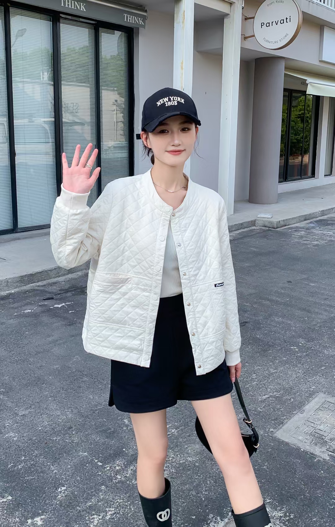 外套女春秋短款气质减龄百搭休闲小个子夹克上衣