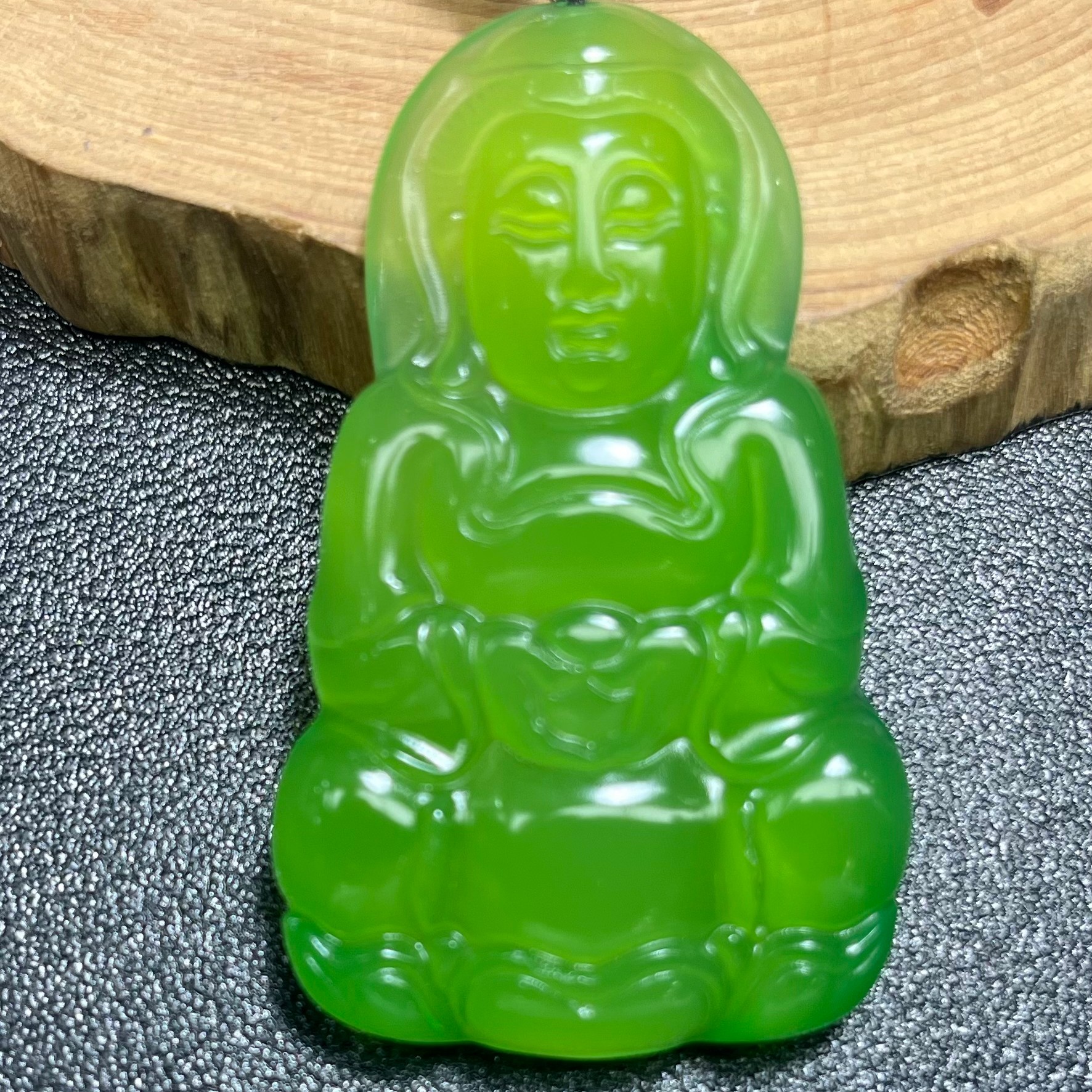 S659（天然珠宝）星空苍穹之绿观音吊坠-送绳子-多样性发货只发一件