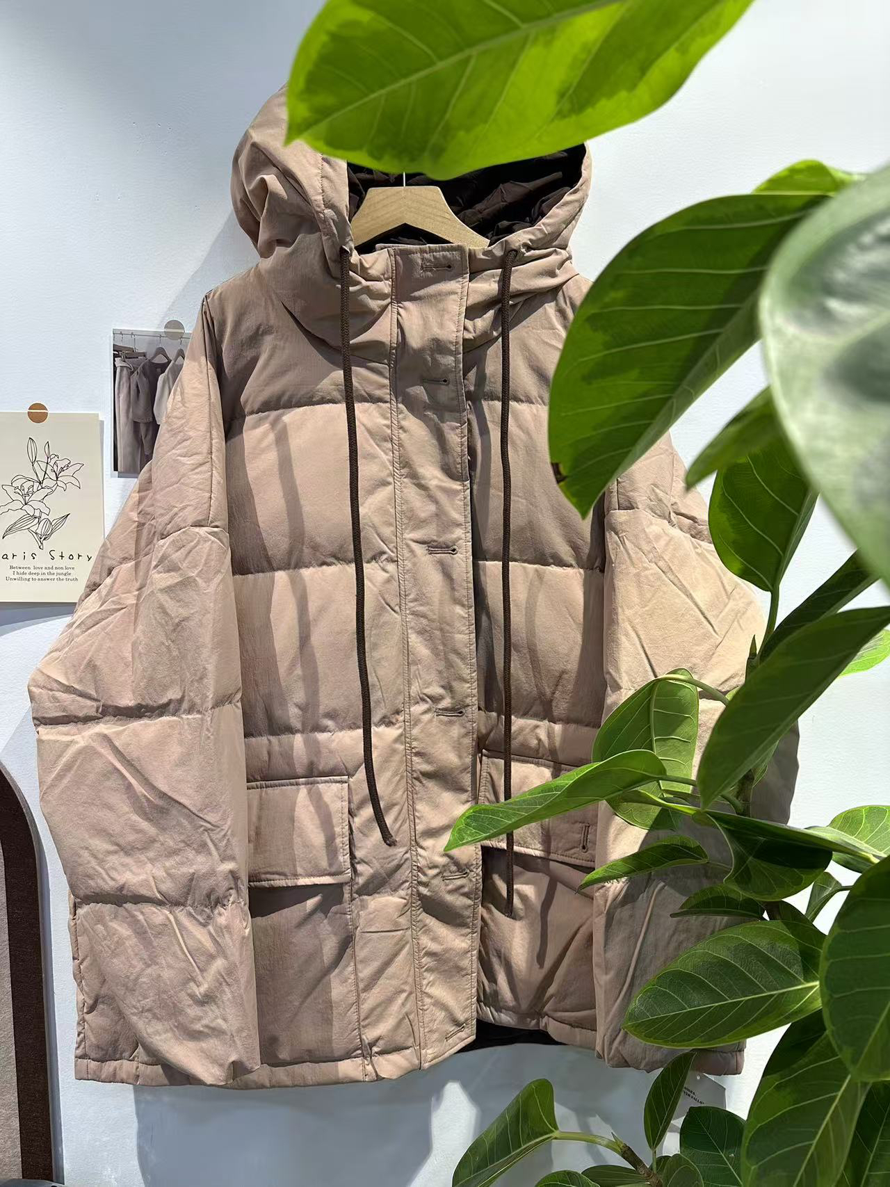 山茶服装店｜中长款连帽宽松加厚保暖时尚百搭秋冬外套洋气衣服女