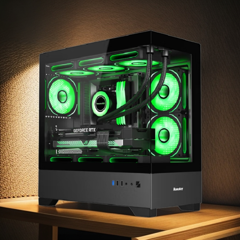 全新R5-7500F+B650M+4060海景房吃鸡悟空CSGO图形剪辑电竞主机