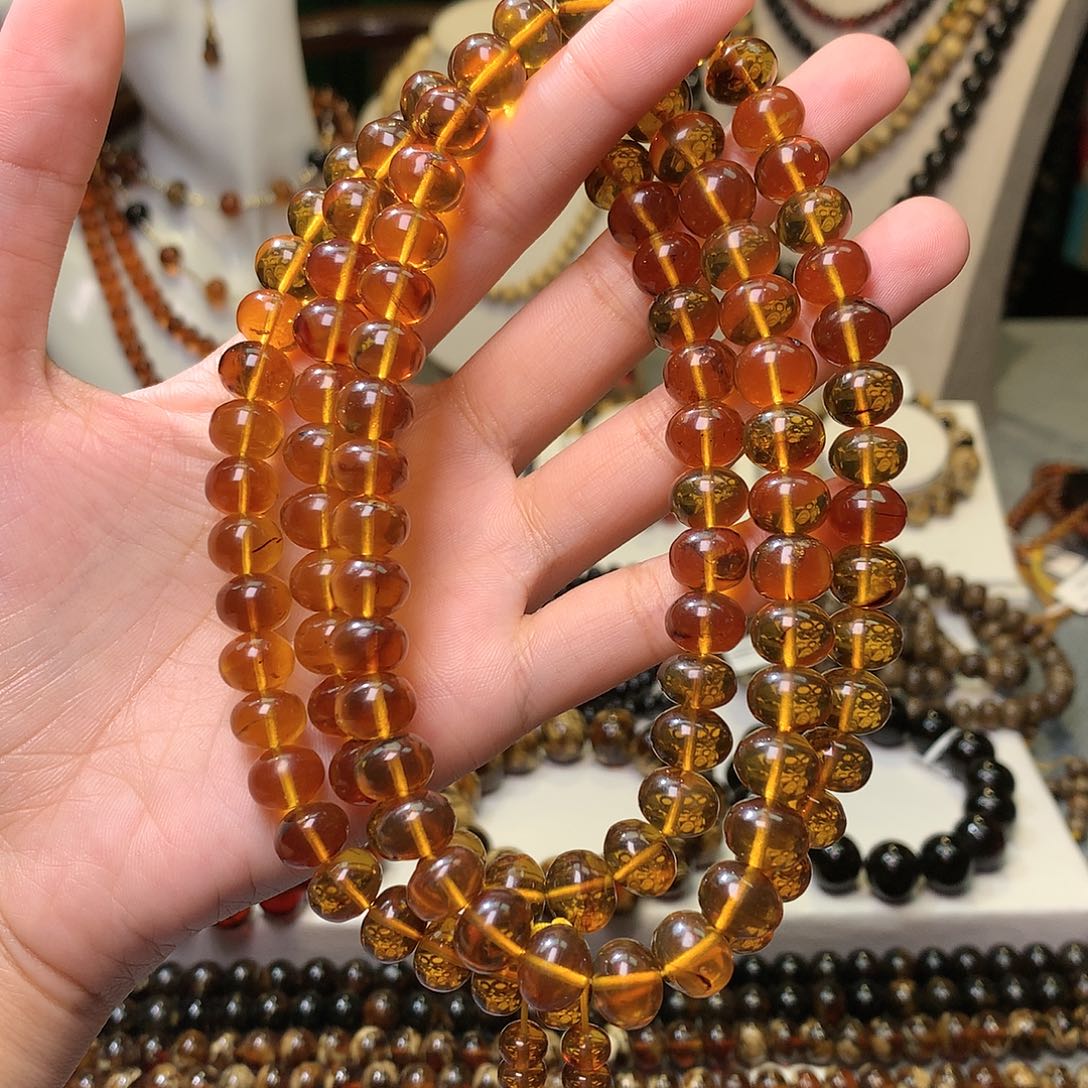 琥珀裸石未镶嵌抚顺琥珀10