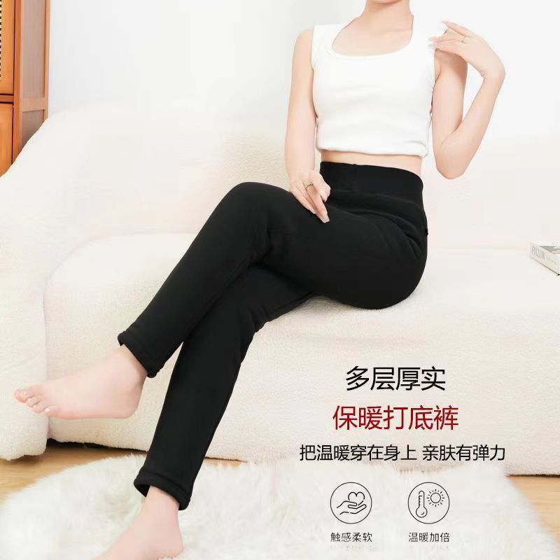 中老年保暖裤棉裤女特厚裤冬季女士老年人棉裤外穿高腰冬季护膝
