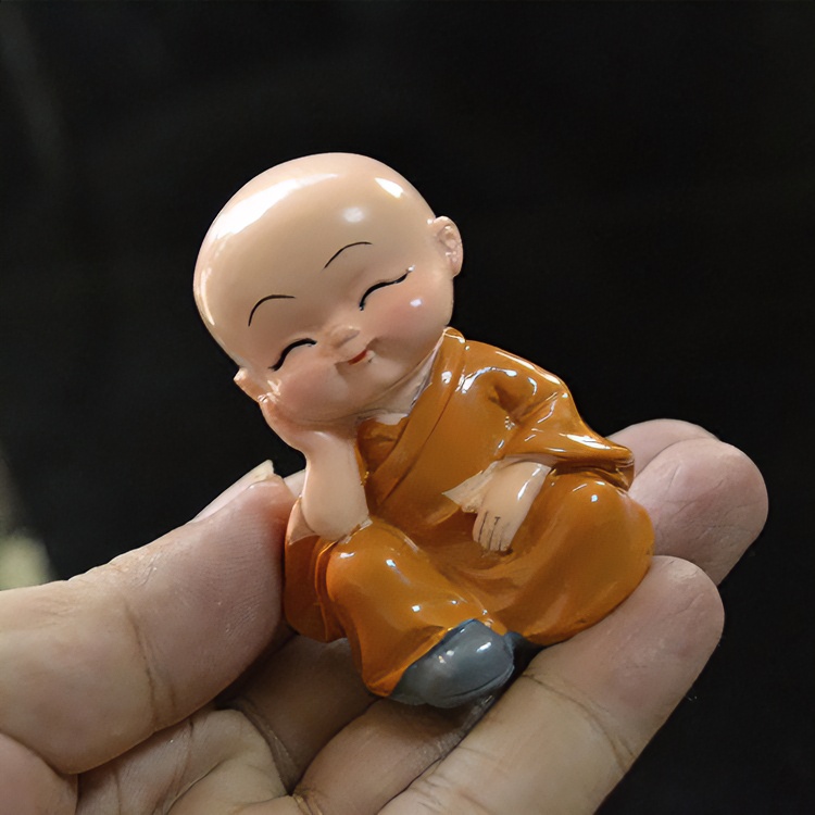 灵璧石白灵玉石博古架办公桌书房客厅装饰精品小摆件精致室内禅意