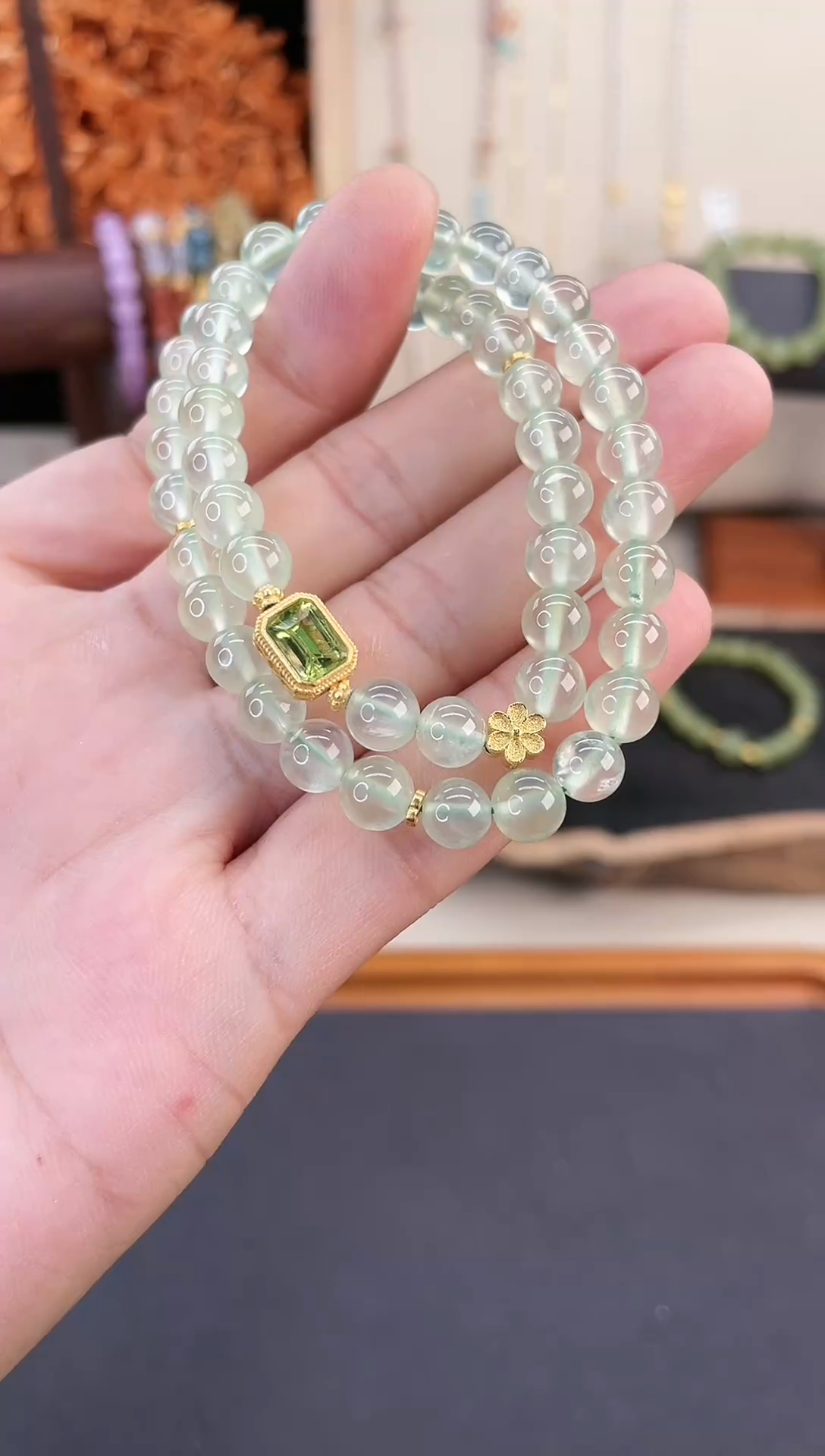 【闪购商品】葡萄石手绳合金多样发一