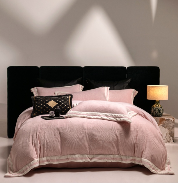 重磅-高奢（塔赫）全消光雪芙绒云绒高克重绒类天花板轻奢四件套