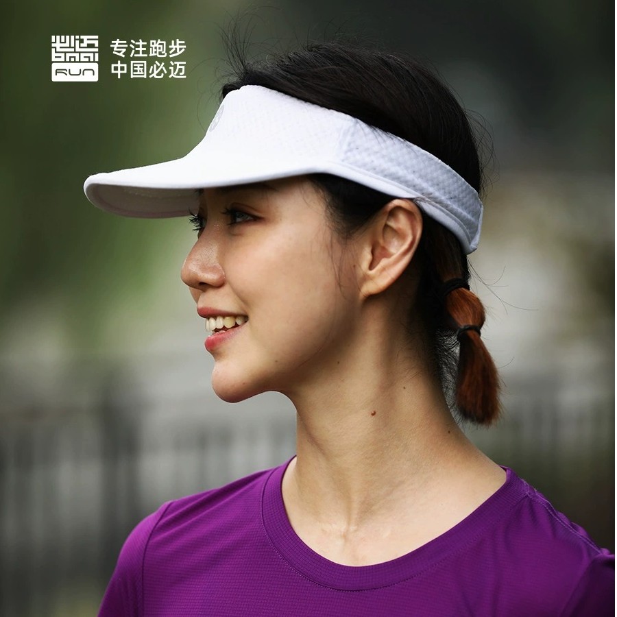 必迈2023新品男女跑步空顶帽夏季帽子防紫外线专业透气遮阳